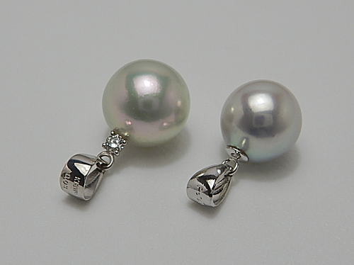 アコヤ真珠最大級 10.0 mm 巻き厚 1.00 mm 最高品質 「オーロラ ・ 真