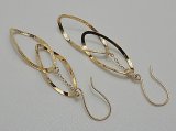 K18YGベーシックデザインピアス