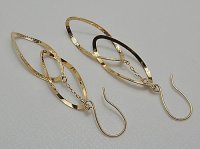 K18YGベーシックデザインピアス