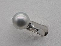 ROYAL AKOYA BLUE PINK 8.7 mm RING