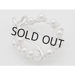 画像: 総天然白蝶芥子 ペンダントトップ兼用ブローチ 