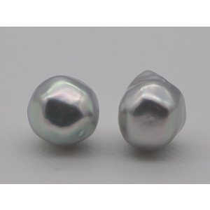 画像: 白蝶スクエアーパール Pt900ピアス